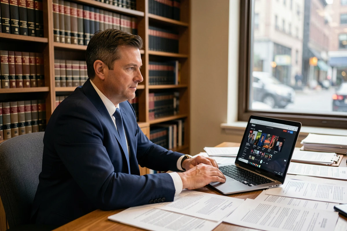Avocat consultant des documents juridiques sur les droits d'auteur musicaux liés à une plateforme de streaming en ligne
